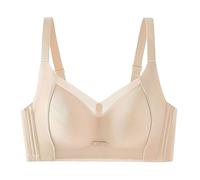 Cocila Sujetador Deportivo Mujer Large Breasts Show Small Non Ring Underwear Female Thin Models of Breathable On The Support Gathered Collect Vice Anti Sagging Size Bra Reductor Sin Aros