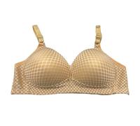 Cocila Sujetador Deportivo Mujer Large Cup Without Ring Oversized Bra Women's Underwear Comfortable Thin Fixed Double Shoulder Straps Back Four of Buckle The Same Sujetadores Sin Aros Invisible