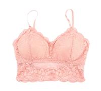 Cocila Sujetador Deportivo Mujer Sin Alambre Cómodo para Dormir De Actividad Entrenamiento Talla Grande con Almohadillas No Removibles Aros Algodon Invisible Espalda Sujetadores Relleno Nina 12