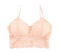 Cocila Sujetador Deportivo Mujer Sin Alambre Cómodo para Dormir De Actividad Entrenamiento Talla Grande con Almohadillas No Removibles Aros Algodon Invisible Espalda Sujetadores Relleno Nina 12