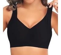 Cocila Sujetador Deportivo Mujer Women Deep V No Jelly Underwear Thin and Large Chest Comfortable Size Bra Refuerzo Lateral para Ropa Hacer Ejercicio Sujetadores Nina 11 Anos Encaje Talla Grande