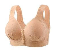 Cocila Sujetador Deportivo Women's Summer Thin New Middle Mother Buckle Large Size Underwear Breastfeeding No Ring Gathers Cup Butt Vest Bray Bra con Aros Sin Relleno Invisible Espalda Aro Nina