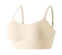 Cocila Sujetador Moldeador para Mujer con Inserciones De Tul Sin Aros Y Relleno Sujetadores Soporte Mujer, Correa Ajustable, Total, Cómodos, Aros, Inalámbricos Broche Delantero Bralette Camiseta