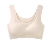 Cocila Sujetador para Mujer Banda Alta De Comodidad Sin Relleno Sujetadores Ultrafinos Seda Helada Mujer, Cómodos Belleza Espalda, Yoga, Gimnasio, Correr, Entrenamiento, con Almohadillas
