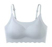 Cocila Sujetador para Mujer Banda Alta De Comodidad Sin Relleno Sujetadores Ultrafinos Seda Helada Mujer, Cómodos Belleza Espalda, Yoga, Gimnasio, Correr, Entrenamiento, con Almohadillas