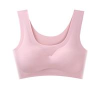 Cocila Sujetador para Mujer Banda Alta De Comodidad Sin Relleno Sujetadores Ultrafinos Seda Helada Mujer, Cómodos Belleza Espalda, Yoga, Gimnasio, Correr, Entrenamiento, con Almohadillas