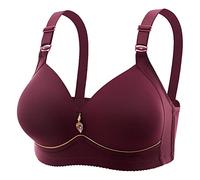 Cocila Sujetador Reductor Anillo Sin para Mujer, Lencería Cómoda Y Transpirable Reuniones, con Texto Liso Copa No Fina Sujetadores Tirantes Tallas Grandes Ropa Mujer Primavera 2024 Baratos Niña