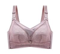 Cocila Sujetador Reductor Interior para Mujer, Ajustable De Realce, Parte Superior Tubo, Pecho Antiflacidez Talla Grande, Sin Aros, Realce Copa Algodon Aros Espalda Azul Marino Bandeau Encaje