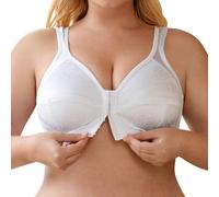 Cocila Sujetador Reductor Mujer, Cierre Frontal, Sin Relleno, con Aros, Tirantes Anchos Y Cómodos Ropa De Deporte Mujer Sujetadores Dim Reductores Relleno Aros Ni Rellenos Verde Gel Algodón