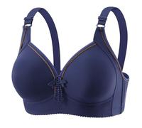 Cocila Sujetador Reductor Talla Grande Sin Aros Relleno Cómodo para Mujer Cordones, Y Transpirable, De Grande, con Hebilla Tipo Bralette, Escote En V Sujetadores Dibujos Blanco Conjunto Braga