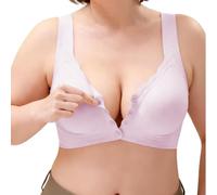 Cocila Sujetador Sin Aros Sujetadores De Alta Sujeción para Mujer, con Tirantes Ajustables, Total, Cómodos, Aros. Relleno Invisible Push Up Deportivo Embarazada Algodón Costuras Ropa Mujer
