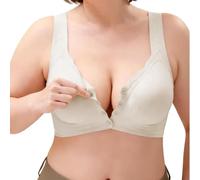 Cocila Sujetador Sin Aros Sujetadores De Alta Sujeción para Mujer, con Tirantes Ajustables, Total, Cómodos, Aros. Relleno Invisible Push Up Deportivo Embarazada Algodón Costuras Ropa Mujer