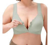 Cocila Sujetador Sin Aros Sujetadores De Alta Sujeción para Mujer, con Tirantes Ajustables, Total, Cómodos, Aros. Relleno Invisible Push Up Deportivo Embarazada Algodón Costuras Ropa Mujer