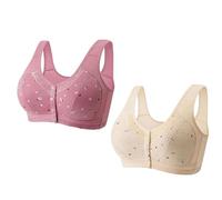 Cocila Sujetador Sin Aros Tallas Grandes Invisible Multiposicion para Mujer Sujetadores De Soporte Mujer, con Correa Ajustable, Total, Cómodos, Aros, Inalámbricos Lavadora Seamless Bra Encaje