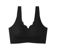 Cocila Sujetador Sin para Mujer Ligero De Talla Grande con Soporte Cómodo Aros Total. Punto Sujetadores Mujer Camisetas Interiores Escote Arrugas Bralette Encaje Chest Pillow Pecho