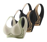 Cocila Sujetador Sin Tirantes Antiflacidez, Aros, Total, Cómodo con Aros Y Relleno Conjunto Ropa Interior Mujer Sujetadores Cruzado Magico Nina 11 Anos 10 Talla 80 Niña Top Verano De Colores