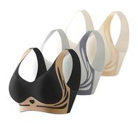 Cocila Sujetador Sin Tirantes Antiflacidez, Aros, Total, Cómodo con Aros Y Relleno Conjunto Ropa Interior Mujer Sujetadores Cruzado Magico Nina 11 Anos 10 Talla 80 Niña Top Verano De Colores