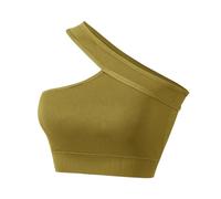 Cocila Sujetador Sin Tirantes Teenage Girls Large Size Non Ring Underwear Gathered Comfortable Sports Breasts Show Small Bra Strapless Wear Outside The States Tank Tops Dim Aros Ropa para Mujer