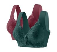 Cocila Sujetadores Deportivos Mujer Conjunto De 2 con Cierre Frontal para | Bralette Sin Talla Grande Interior Encaje Sujetador Dormir Diario Abierto Delante Maidenform Medias Deportivas Aro