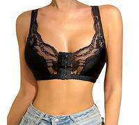 Cocila Sujetadores Deportivos Mujer Sujetador Talla Grande S 6XL con Cierre Frontal Sexy para Mujer, Lencería Encaje, Inalámbricos Maidenform Deportivo Running 70B Nina Sin Aros Color Carne Push