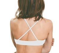 Cocila Sujetadores Deportivos Mujer Sujetador Triangular para Bralette con Forro Ligero Inalámbrico Top Beauty Back out Bras Relleno Dim Generous Verde Botella Deportivo Nina 7 Anos Sin Aros De