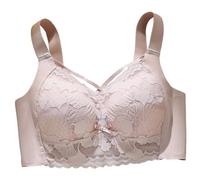 Cocila Sujetadores Mujer De Encaje Sin para Mujer, Sujetador Tipo Camiseta Apoyo Uso Diario, Aros, Bralette Cómodo Transparente Abrochados por Delante Aro con Relleno Aros Colores Top Nina