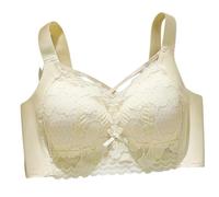 Cocila Sujetadores Mujer De Encaje Sin para Mujer, Sujetador Tipo Camiseta Apoyo Uso Diario, Aros, Bralette Cómodo Transparente Abrochados por Delante Aro con Relleno Aros Colores Top Nina