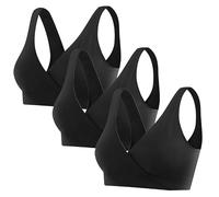 Cocila Sujetadores Mujer De Maternidad para Mujer, ... Sujetador Espalda Nadadora Invisible Descubierta Triple Push Up Cotton Juice Nina con Foam Aros Azul Marino Talla Pequeñas Copa C Algodon