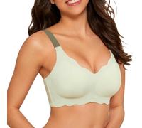 Cocila Sujetadores Mujer para Sin Aros, con Soporte, Total, Bralette, Cómodo, Deportivo Uso Diario Mejor Sujetador Reductor Maidenform Lactancia Tallas Grandes Color Carne Relleno Talla 120 Push