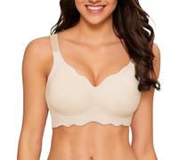 Cocila Sujetadores Mujer para Sin Aros, con Soporte, Total, Bralette, Cómodo, Deportivo Uso Diario Mejor Sujetador Reductor Maidenform Lactancia Tallas Grandes Color Carne Relleno Talla 120 Push