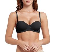 Cocila Sujetadores Mujer Sujetador Camiseta para con Bralette Relleno Realce Sin Aros Copa Cómodo Costuras Push Up Maternales Encaje Top Algodon Nina Color Azul B100 Grande Vestidos Escote Dim