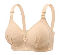 Cocila Sujetadores Mujer The New Large Size Bra Gathered Without Ring Thin Lifting Breast Up Support Middle Mother Back Underwear Ladies con Aros Sujetador Deportivo Push De Foam Sin Relleno
