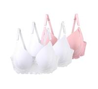 Cocila Sujetadores Reductores con para Mujer, Tallas Grandes, De Encaje, Tirantes Ajustables, Interior Ligera, Transpirable Y Cómoda El Día A Ocio. Sujetador Sin Niña Maternales Dim Reductor 85A