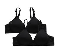 Cocila Sujetadores Reductores Sports Bras Women's 2 Pack No Underwire Breathable Full Support Plus Size Brassiere Everyday Bra For Older Women Gathered Comfortable Underwear Sujetador con Aros Y