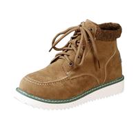 Cocila Women'S Spring And Autumn Winter Large Size European American Casual Cuffed Single Boots High Top Round Toe Front Solid Color Ankle Botas Largas Mujer Invierno Agua Cortas Tacon Botines