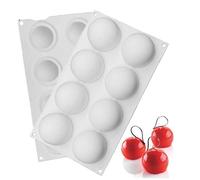 Cocina 3D Silicón Moldea Trufa Bola Redonda En Forma De Bicarbonato De Moldes para Mousse De Chocolate del Molde