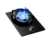 Cocina A Gas De 1 Quemador, 5,2 KW, 9 Cavidades, Alta Potencia, Quemador Wok De Vidrio Templado, Protección Contra Llamas, For Gas Natural/GLP(NG)