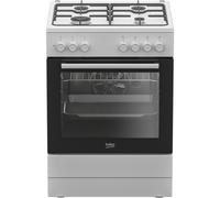 Cocina Beko FBE62120WD Mixta 4 fuegos gas, horno eléctrico 66L A Blanca