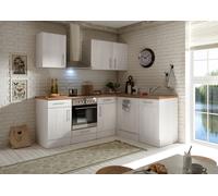 Cocina Bloque Vacío Winkelküche Casa de Campo Alerce Blanco Anton 220 X 172CM