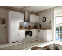 Cocina Bloque Vacío Winkelküche Casa de Campo Alerce Blanco Anton 280 X 172CM