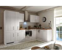 Cocina Bloque Vacío Winkelküche Casa de Campo Alerce Blanco Anton 310 X 172CM