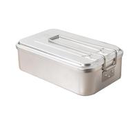 Cocina Camping Compacto La Cocina Que Acampa Al Aire Libre Se Puede Calentar con Fiambrera De Aluminio del Hierro Comida Campestre Fuego Abierto Kochen Wandern(9.8x17cm)