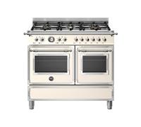 Cocina Combinada 100 cm Bertazzoni Heritage Horno Eléctrico / Placa Gas HER106L2EAVT Marfil