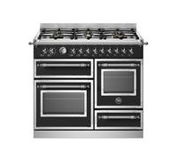Cocina Combinada 100 cm Bertazzoni Heritage Horno Eléctrico / Placa Gas HER106L3ENET Negro Mate