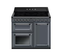 Cocina Combinada 100 cm Smeg Victoria Horno eléctrico / Placa de Inducción TR103IGR2 Gris Pizarra