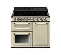 Cocina Combinada 100 cm Smeg Victoria Horno eléctrico / Placa de Inducción TR103IP2 Crema
