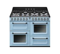 Cocina Combinada 110 cm Smeg Victoria Horno Eléctrico / Placa Gas TR4110AZ Azul