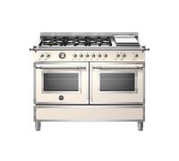 Cocina Combinada 120 cm Bertazzoni Heritage Horno Eléctrico / Placa HER126G2EAVT Marfil