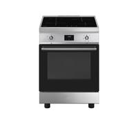 Cocina Combinada 60 cm Smeg Clásica Concerto Horno eléctrico / Placa de Inducción C6IMXT2 Acero Inoxidable