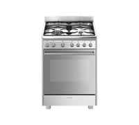 Smeg CX68MF8-2 - Cocina Clásica 60x60cm Inox Placa Gas, Horno Eléctrico